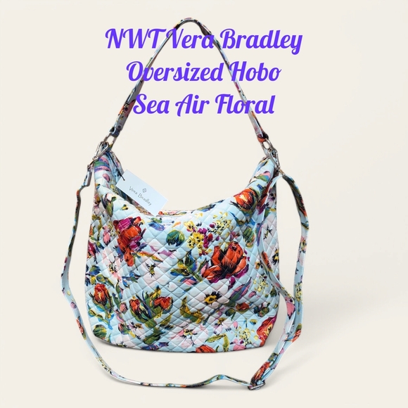 Vera Bradley Floral Oversized Hobo Bag